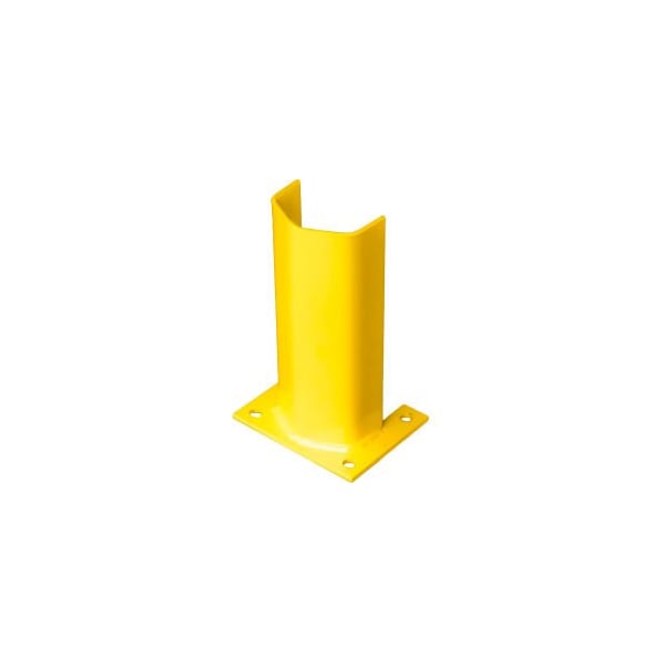 Bluff Mfg 1/2" Thick 12" H Steel Post Protector Yellow 1/2PO12SY - main